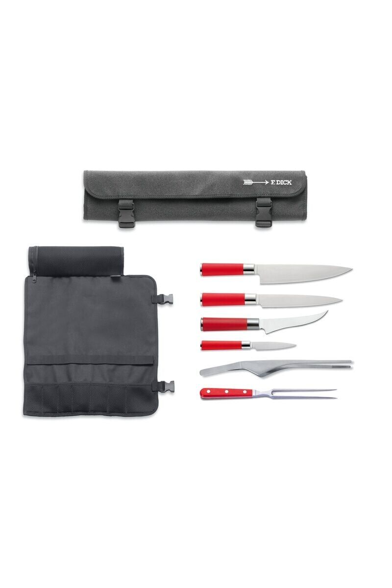 Red Sprit Serisi Rulo Bıçak Çantası 6 Bıçaklı
