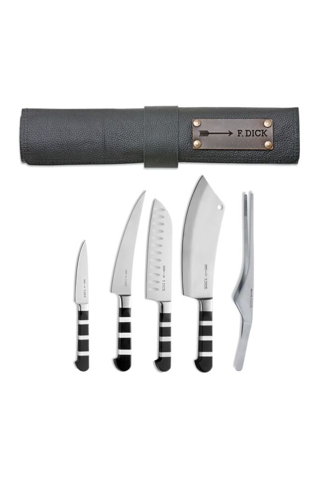 1905 Serisi Deri Bıçak Çantası 5 Bıçaklı