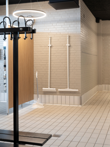 Döner Başlıklı Yer Sileceği (Yedek Kasetli), 600 mm, Beyaz