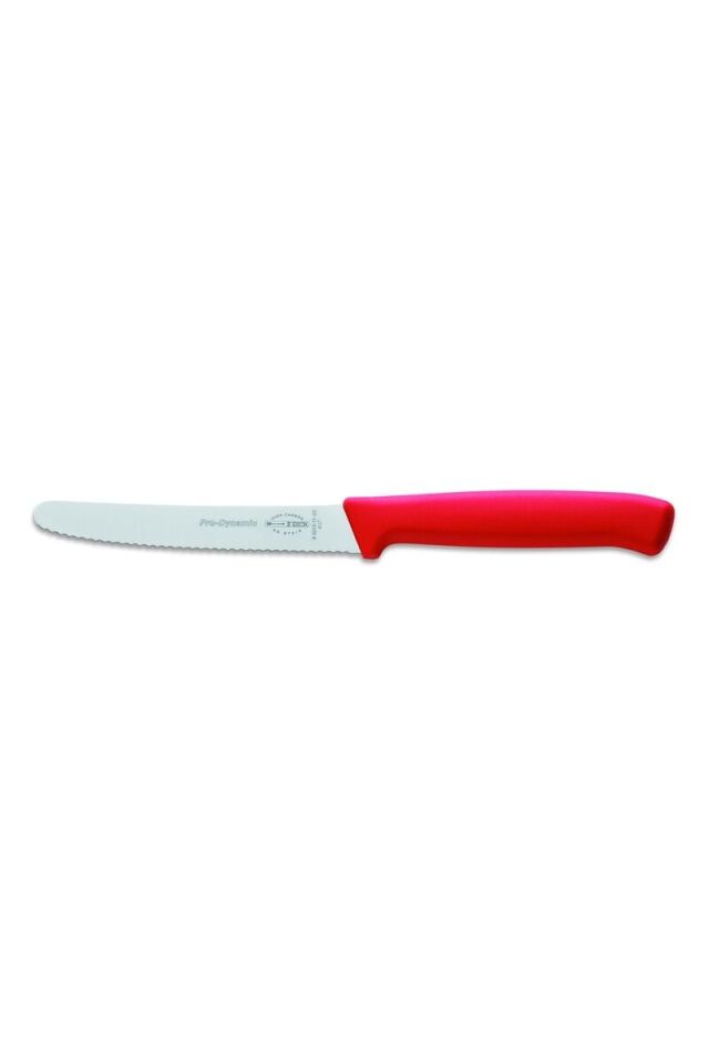 ProDynamic Çok Amaçlı Tırtıklı Bıçak 11 cm Kırmızı