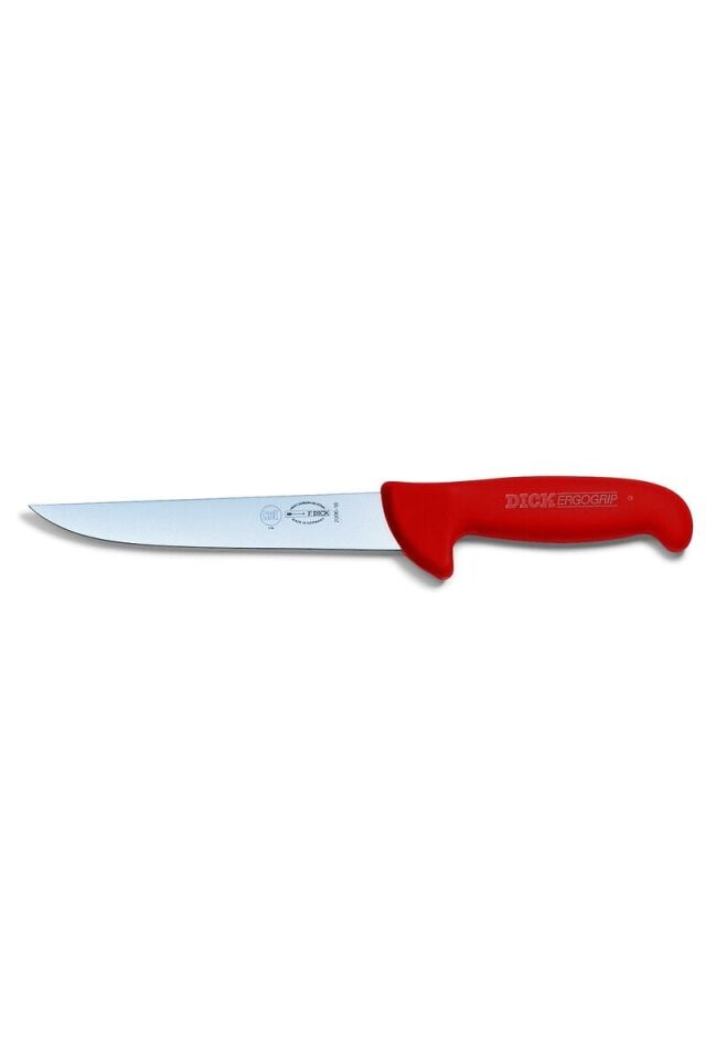 ErgoGrip Deri Yüzme Bıçağı 18 cm Kırmızı