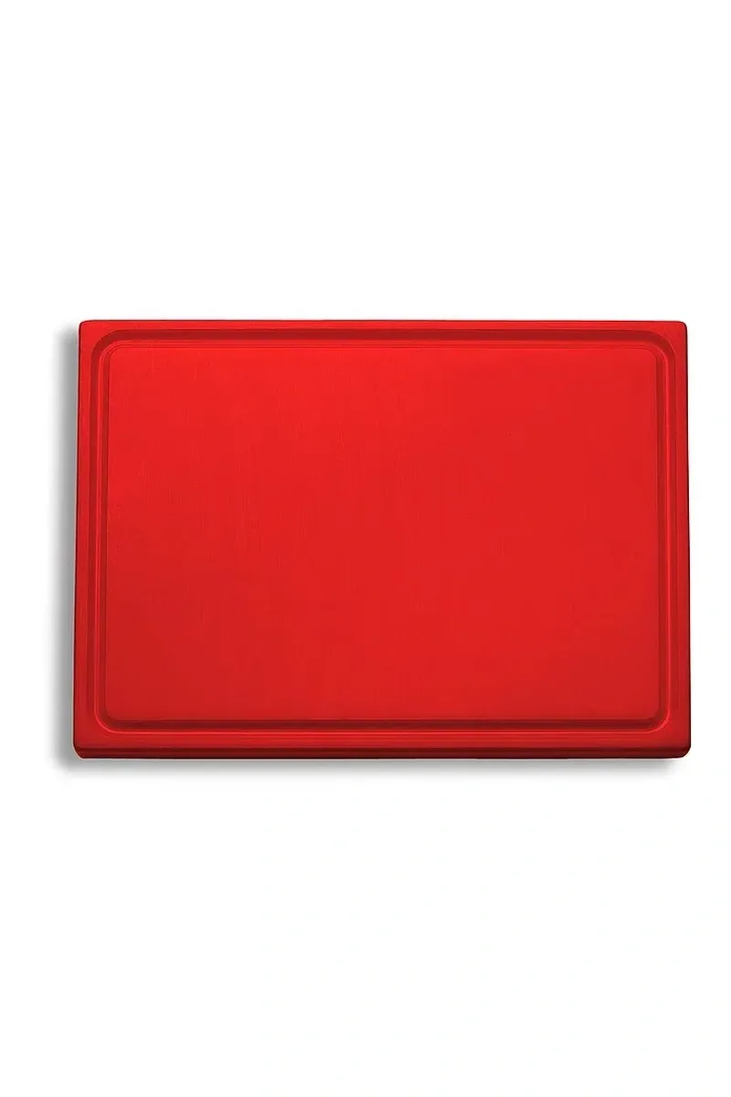 Oluklu Kesme Tahtası Kırmızı